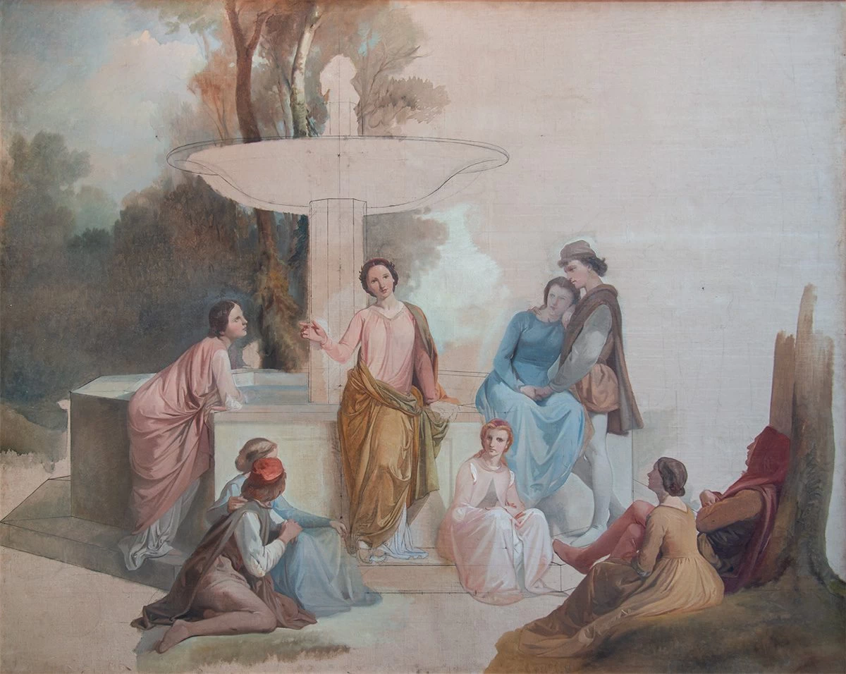 I novellatori del Decameron o Allegra brigata, 1855